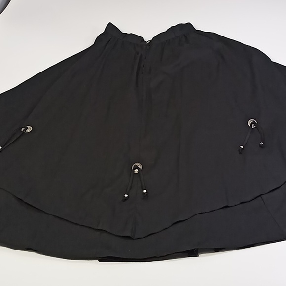 Western Collection Circle Skirt With Conchos Fringe on Outer Skirt Waist 26 in - Picture 4 of 16